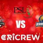 LAH vs KAR Live Score starts on Saturday, 24th February 2024 at Gaddafi Stadium, Lahore., IndiaHere on www.cricrew.com you can find all Live, Upcoming and Recen