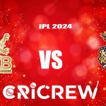 RCB vs KKR Live Score starts on 29 Mar 2024, Fri, 7:30 PM IST at MA Chidambaram Stadium, Chepauk, Chennai., Chennai Here on www.cricrew.com you can find all Liv