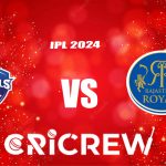 RR vs DC Live Score starts on 28 Mar 2024, Thur, 7:30 PM IST at MA Chidambaram Stadium, Chepauk, Chennai., Chennai Here on www.cricrew.com you can find all Live