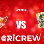 CSK vs SRH Live Score starts on 28 Apr 2024, Sun, 7:30 PM IST at MA Chidambaram Stadium, Chepauk, Chennai., Chennai Here on www.cricrew.com you can find all Liv