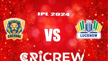 LSG vs CSK Live Score starts on 19 Apr 2024, Fri, 7:30 PM IST at Punjab Cricket Association IS Bindra Stadium, Mohali, India. Here on www.cricrew.com you can fi