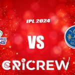 MI vs RR Live Score starts on 22 Apr 2024, Mon, 7:30 PM IST at MA Chidambaram Stadium, Chepauk, Chennai., Chennai Here on www.cricrew.com you can find all Live,