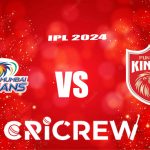 PBKS vs MI Live Score starts on 18 Apr 2024, Thur, 7:30 PM IST at Punjab Cricket Association IS Bindra Stadium, Mohali, India. Here on www.cricrew.com you can f