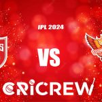 PBKS vs SRH Live Score starts on 9 Apr 2024, Tue, 7:30 PM IST at MA Chidambaram Stadium, Chepauk, Chennai., Chennai Here on www.cricrew.com you can find all Li.