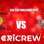 WEP vs LIO Live Score starts on 3 Apr 2024, Wed, 7:30 PM IST at MA Chidambaram Stadium, Chepauk, Chennai., Chennai Here on www.cricrew.com you can find all Live