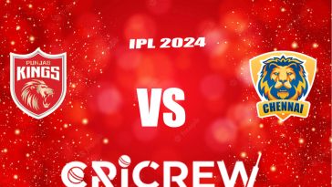 CSK vs PBKS Live Score starts on 1 May 2024, Wed, 7:30 PM IST at Punjab Cricket Association IS Bindra Stadium, Mohali, India. Here on www.cricrew.com you can find all Live, Upcoming and Recent Matches.
