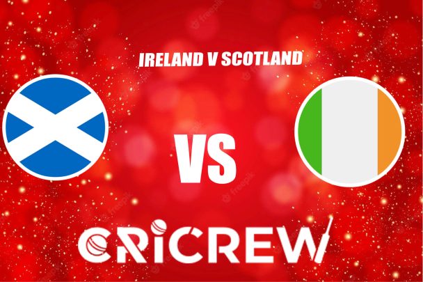 IRE vs SCO Live Score starts on Monday, 23rd May 2024 at Punjab Cricket Association IS Bindra Stadium, Mohali, India. Here on www.cricrew.com you can find all L