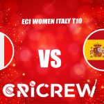 ITA-W vs ESP-W Live Score starts on 11 May 2024, 10:53 AM at Al Amerat Cricket Ground Oman Cricket Ministry Turf 1 Here on www.cricrew.com you can find all Lis.