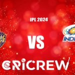 KKR vs MI Live Score starts on 11 May 2024, Sat, 7:30 PM ISTat Punjab Cricket Association IS Bindra Stadium, Mohali, India. Here on www.cricrew.com you can find